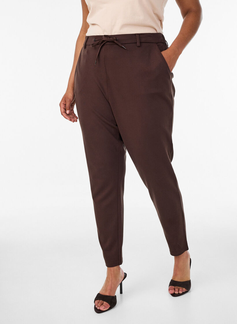 Cropped Maddison broek, Bruin, Model image number 2
