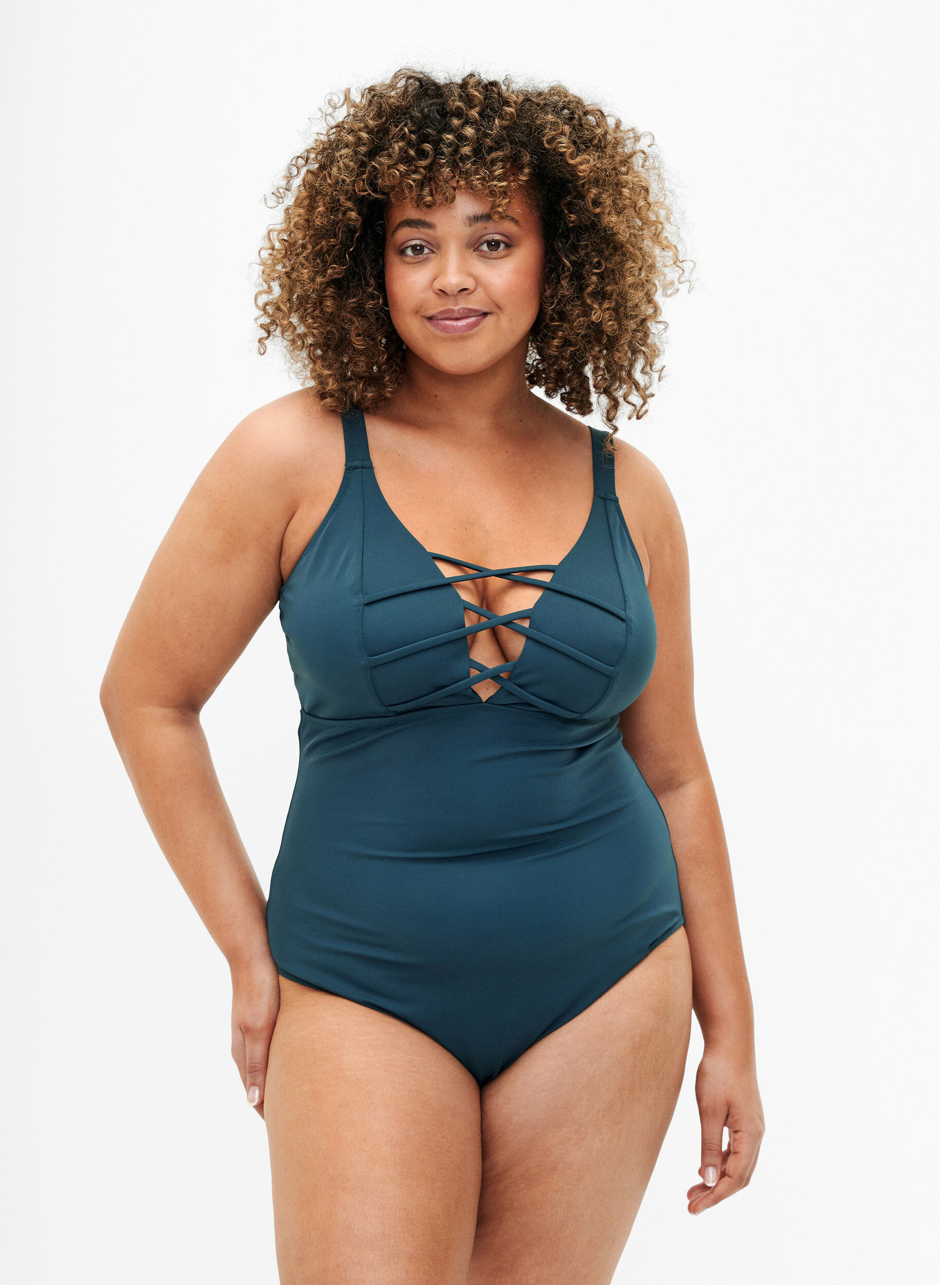 Badpak met koorddetails, Dark Sea, Model