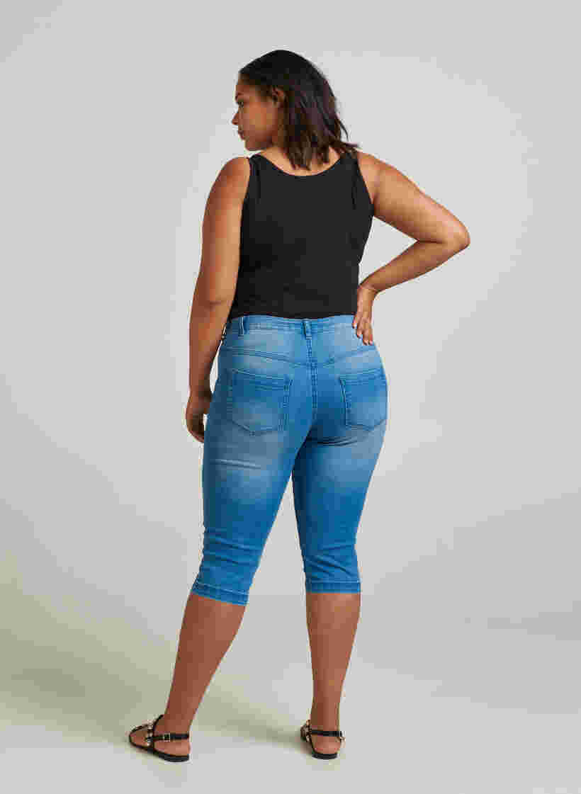 Slim fit Emily capri jeans, Light blue denim, Model image number 1