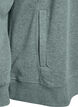 Sweatshirt met hoge kraag en zakken, Groen, Packshot image number 3