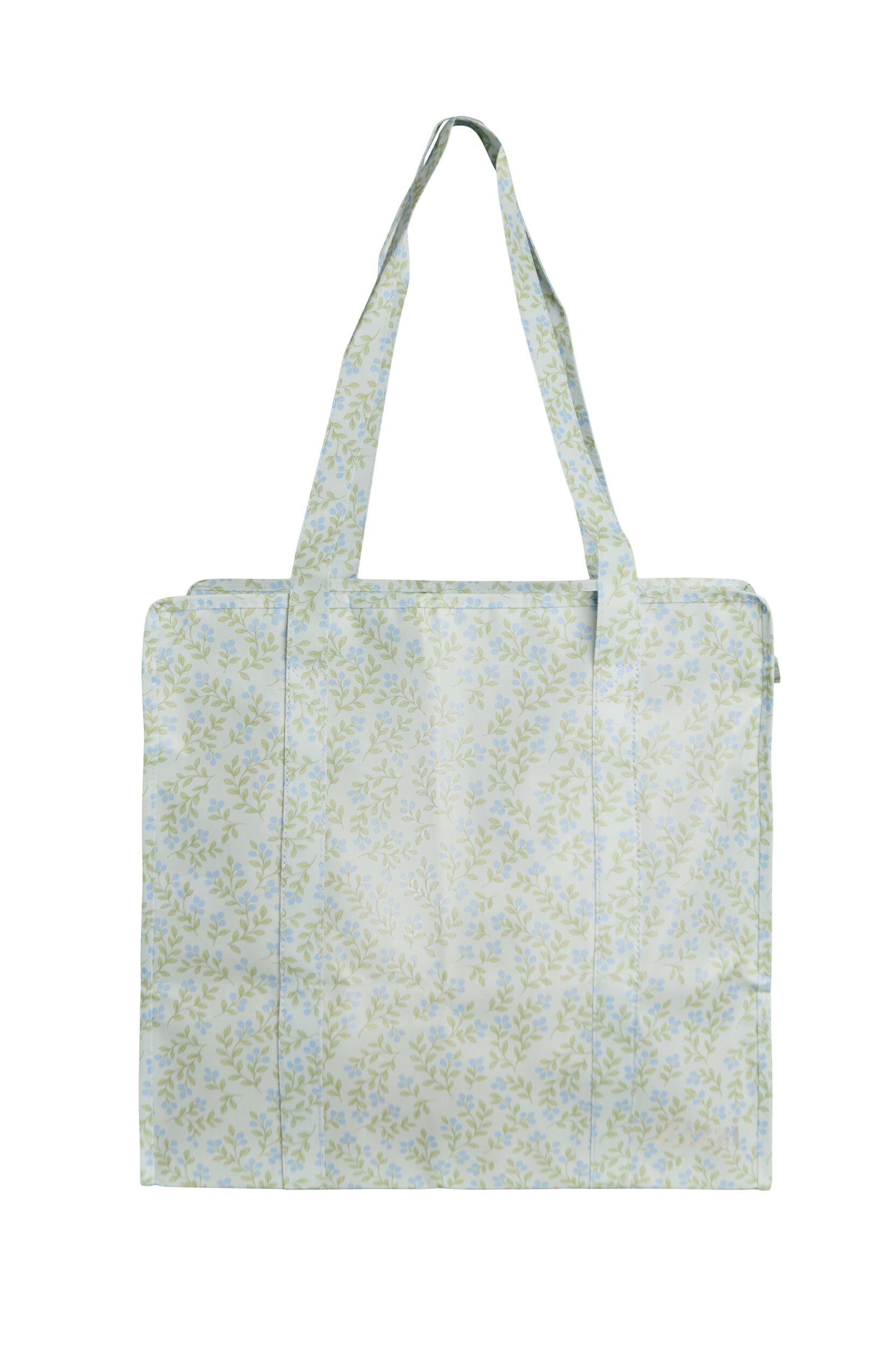 ZizziShoppingtas met ritssluiting, Blauw, Packshot image number 0