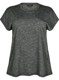 Losse workout T-shirt met korte mouwen, Groen