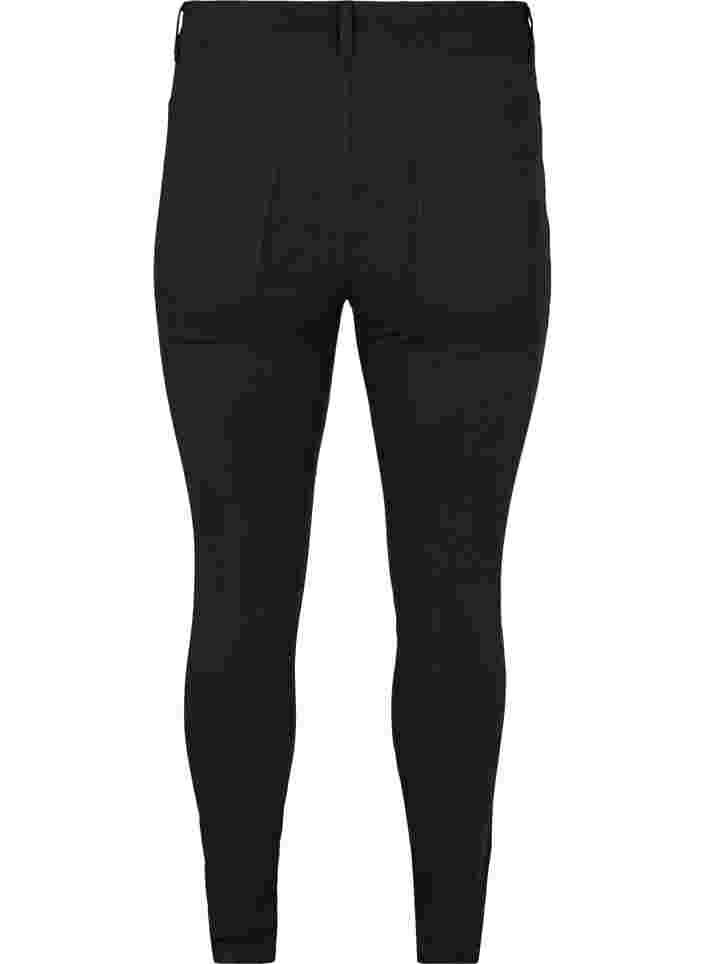 Slim fit broek met zakken, Black, Packshot image number 1