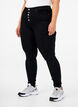 High-waisted Amy jeans met knoopsluiting, Black, Model image number 2