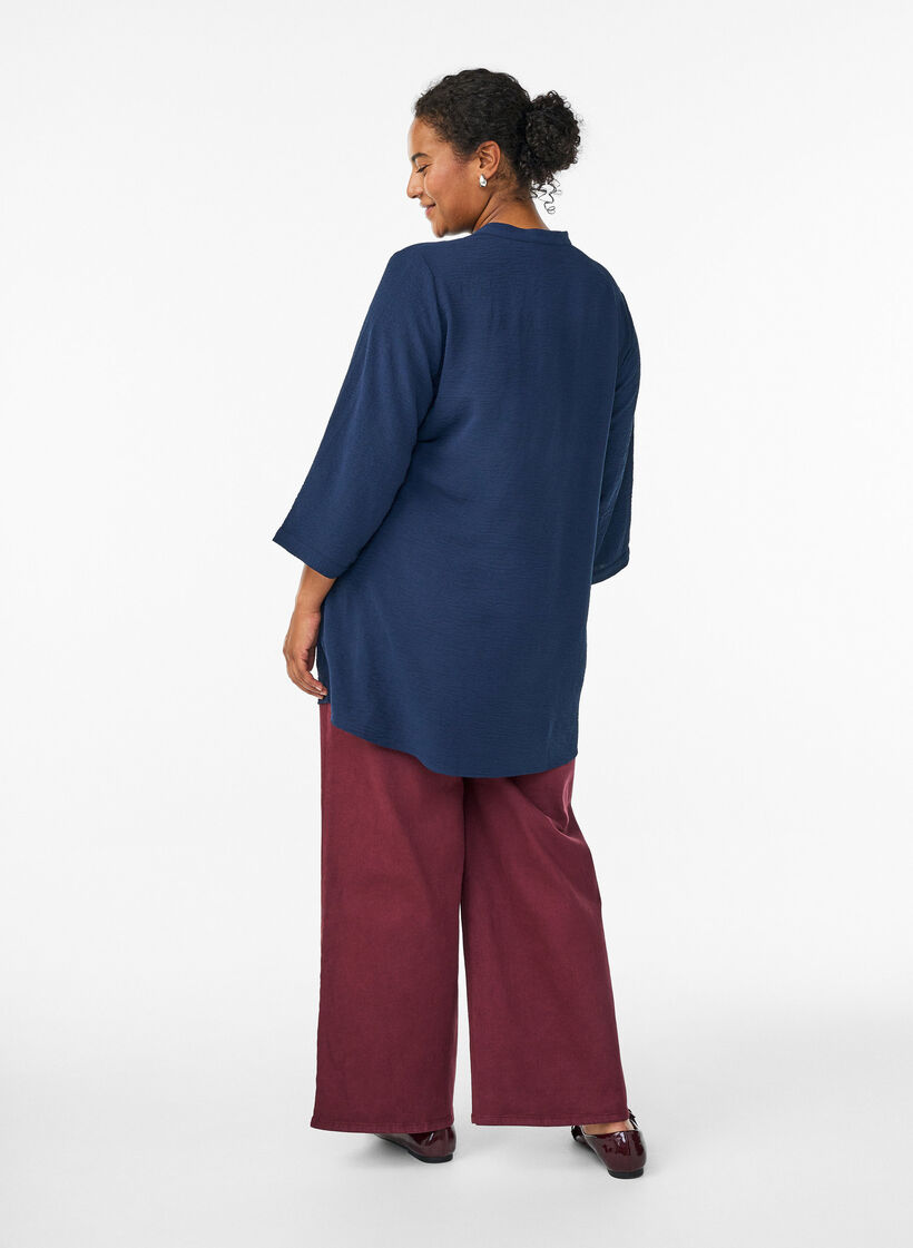 FLASH - Tuniek met 3/4 mouwen, Blauw, Model image number 2