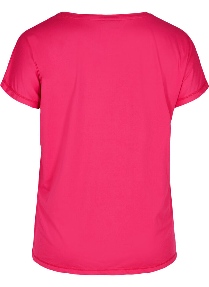 Effen sportshirt, Roze, Packshot image number 1