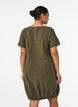 Katoenen jurk met korte mouwen, Groen, Model image number 2