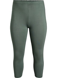 Basic 3/4 legging in viscose, Groen