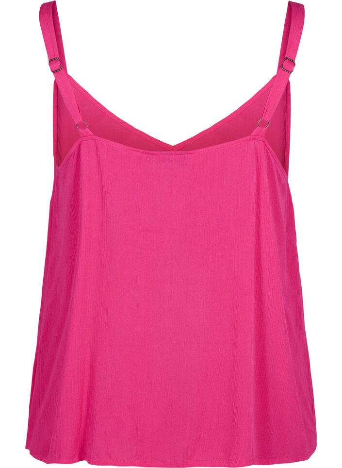 Viscose top met smalle bandjes, Raspberry Sorbet, Packshot image number 1