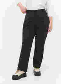 Softshell broek met verstelbaar velcro, Black, Model