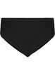Braziliaanse bikinibroekjes in crêpe, Zwart, Packshot image number 0