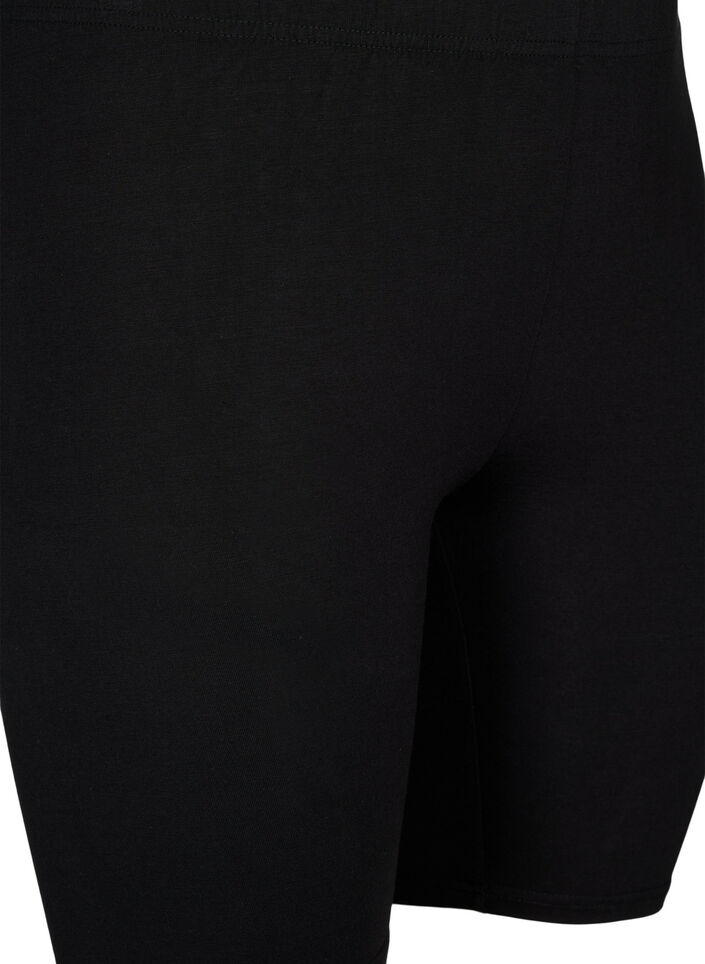 2-pack viscose fietsbroek, Zwart, Packshot image number 2