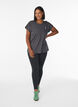 Effen gekleurd trainingsshirt, Grijs, Model image number 1