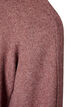 Geribd gebreid vest met zakken, Rood, Packshot image number 2