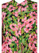 Overhemdjurk van viscose met bloemenprint, Pink G. Flower AOP, Packshot image number 2