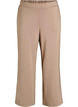 High-waist loungebroek met rechte pijpen, Beige, Packshot image number 0