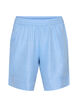 Korte broek met zakken en hoge taille, Blauw, Packshot image number 0