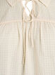 Blouse in seersucker met strikkoord, Beige, Packshot image number 2