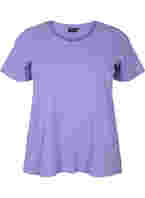 Basic t-shirt in effen kleur met katoen, Veronica