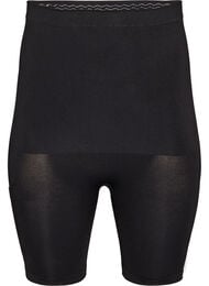 Shapewear short met medium ondersteuning en een hoge taille, Zwart