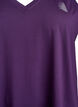 Workout top met V-hals, Paars, Packshot image number 2