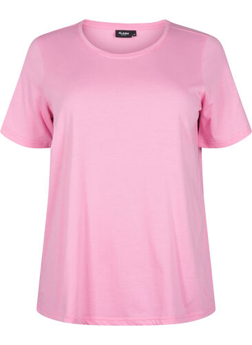 FLASH - T-shirt met ronde hals, Begonia Pink, Packshot image number 0