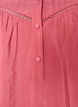 Viscose blouse met plooien en balloneffect, Roze, Packshot image number 2