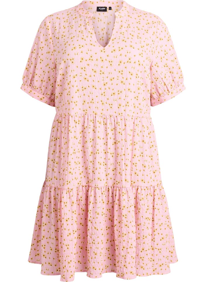Korte A-lijn jurk, Roze, Packshot image number 0