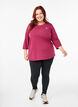 Training blouse met 3/4 mouwen, Rood, Model image number 1