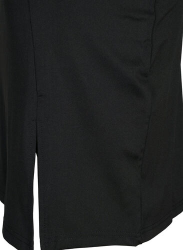 Rok met split en slanke pasvorm, Black, Packshot image number 2