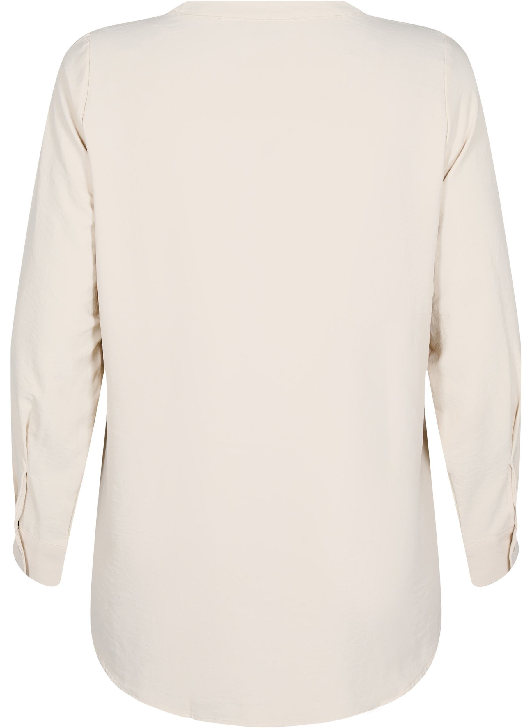 Zizzi FLASH - Blouse met lange mouwen, Beige, Packshot image number 1