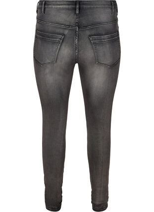 Super slim Amy jeans met hoge taille, Dark Grey Denim, Packshot image number 1