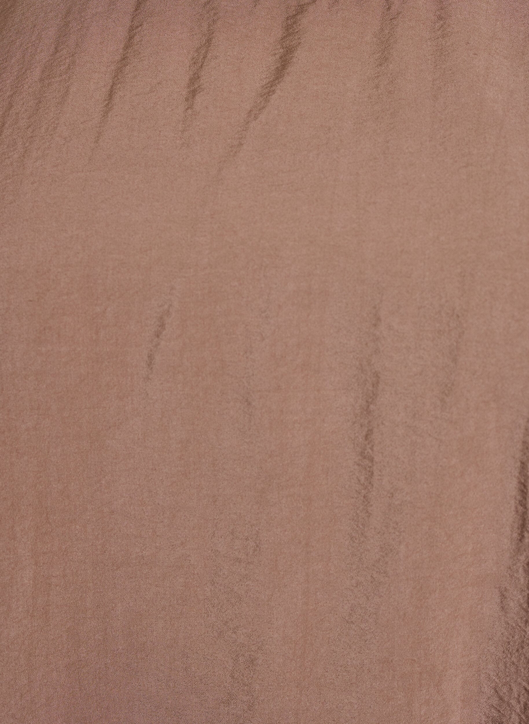 Zizzi Ballonjurk knielengte met zakken, Bruin, Packshot image number 2