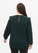 Viscose blouse met ruches en kant, Scarab, Model image number 1