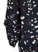 Blouse met print en ruchedetails, Zwart, Packshot image number 3