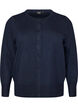 Fijngebreide vest met ronde hals, Blauw, Packshot image number 0