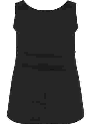Naadloze top, Black, Packshot image number 1