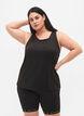 Effen kleur sport topje, Black, Model image number 0