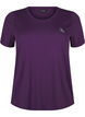 Slim fit sport T-shirt met ronde hals, Purple Pennant, Packshot image number 0
