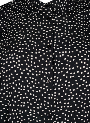 FLASH - Shirt met stippen, Black White Dot, Packshot image number 2