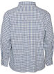 Losvallend geruit overhemd met strikceintuur, Blauw, Packshot image number 1