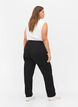 Losse broek met elastische rand, Black, Model image number 1