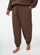 High-waist joggingbroek met zakken, Bruin, Model image number 2