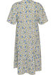 Katoenen midi jurk met bloemenprint, Blauw, Packshot image number 1
