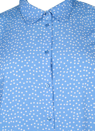 FLASH - Shirt met stippen, Marina White Dot, Packshot image number 2
