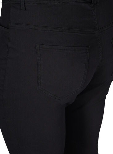 Extra slim fit Amy jeans met hoge taille, Black, Packshot image number 3