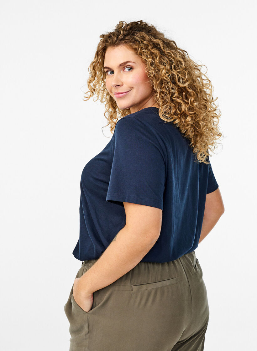 FLASH - T-shirt met motief, Blauw, Model image number 2