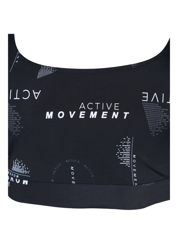 Bikinitop met print, Logo Print, Packshot image number 2