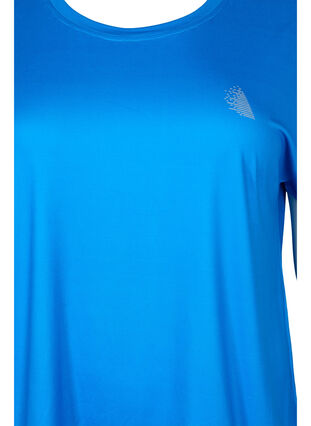 Trainings T-shirt met korte mouwen, Brilliant Blue, Packshot image number 2