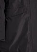 Waterafstotende parka met capuchon en functionele details, Zwart, Packshot image number 3